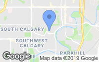 Map of Strathcona, AB