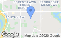 Map of Strathcona, AB